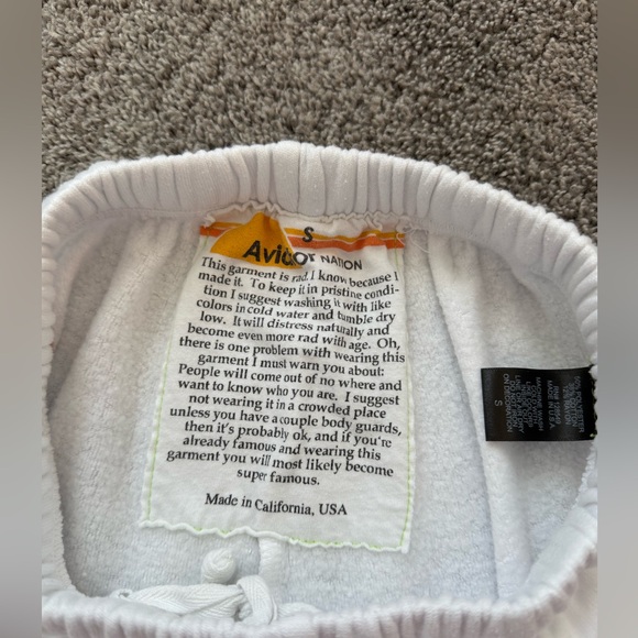 Aviator Nation Sweatpants - White size small - Picture 6 of 6